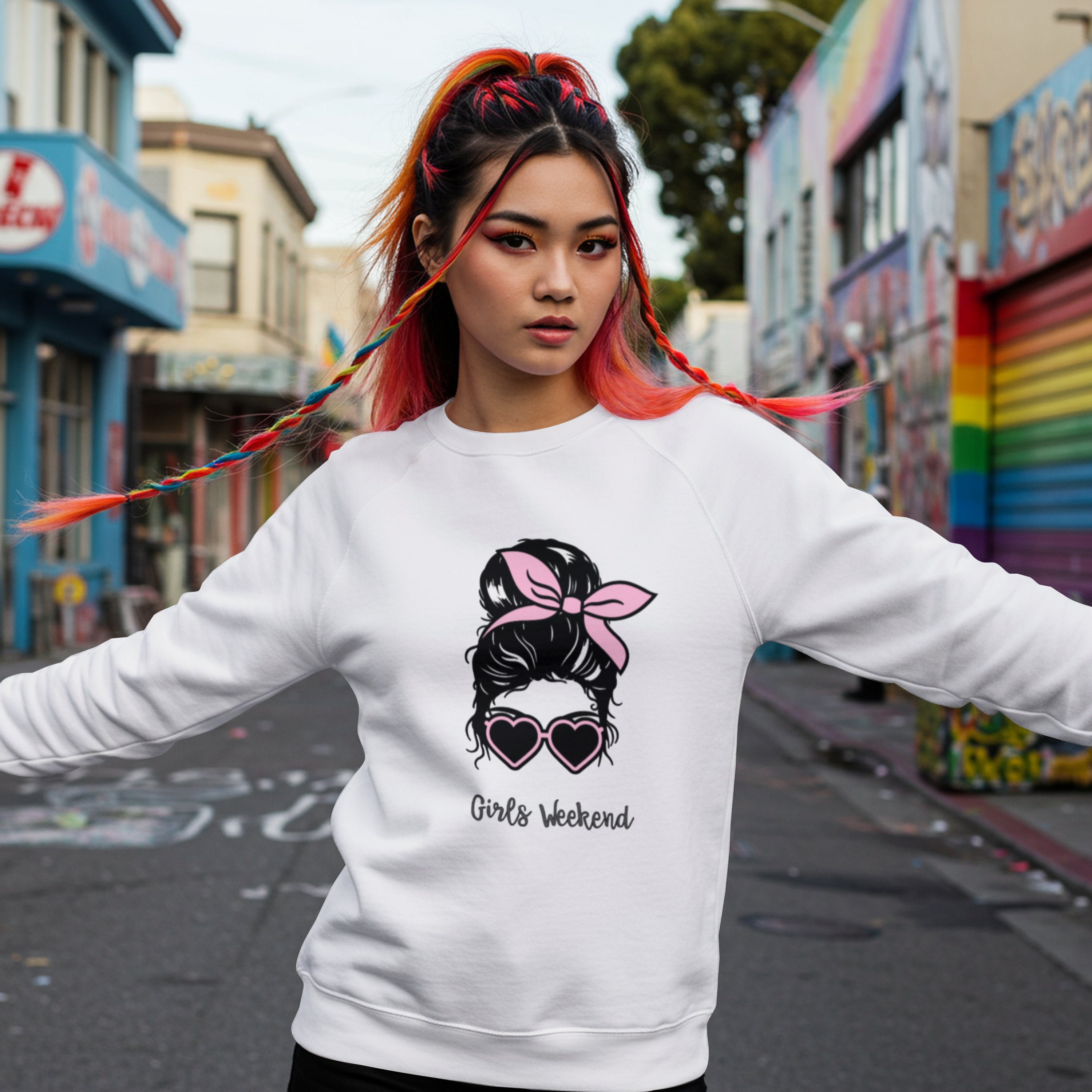 CUSTOM GIRLS WEEKEND SWEATSHIRT